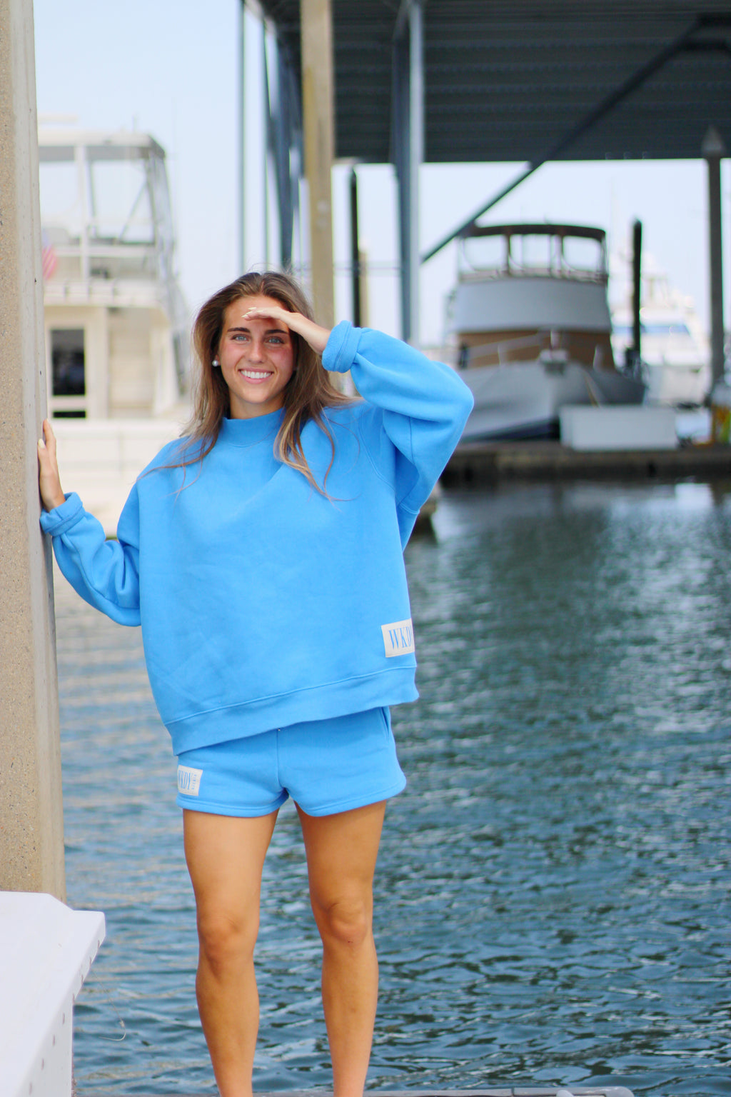 At Ease Mockneck - Marina