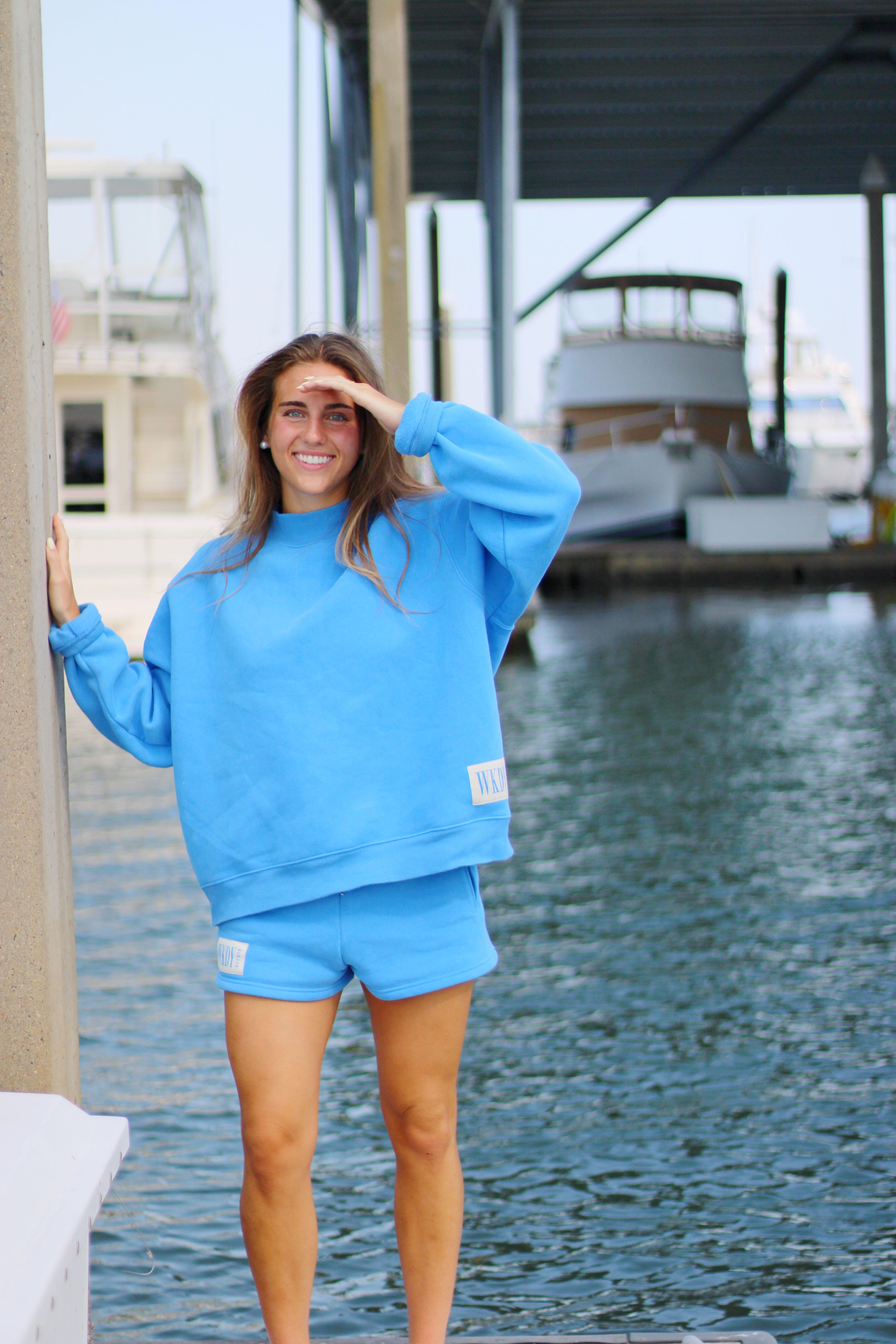 At Ease Mockneck - Marina